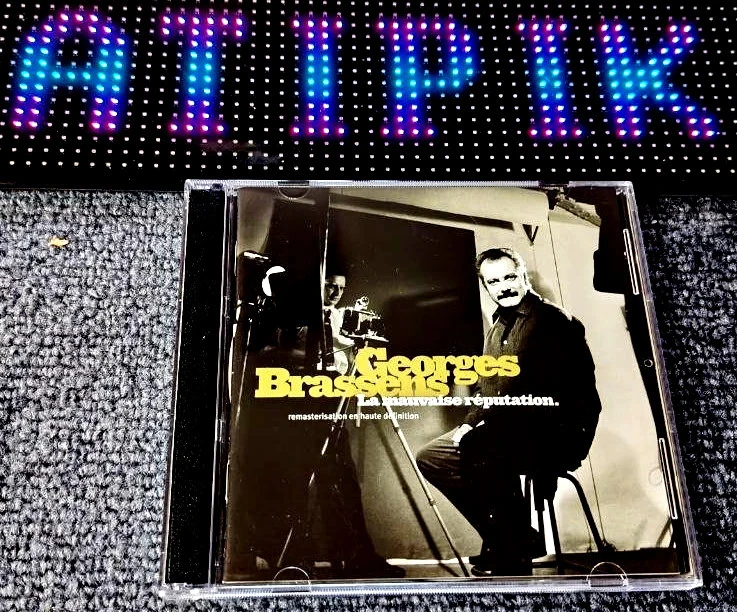 🎩 📀Double Cd Georges Brassens - La Mauvaise Réputation - 45 Titres 🥇